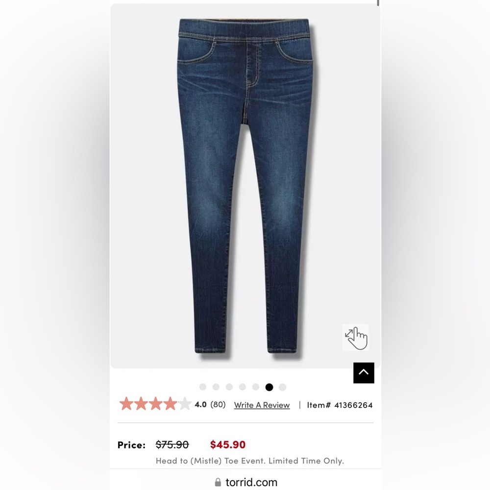 Torrid Lean Jean Skinny, Super Soft High-Rise Jeans